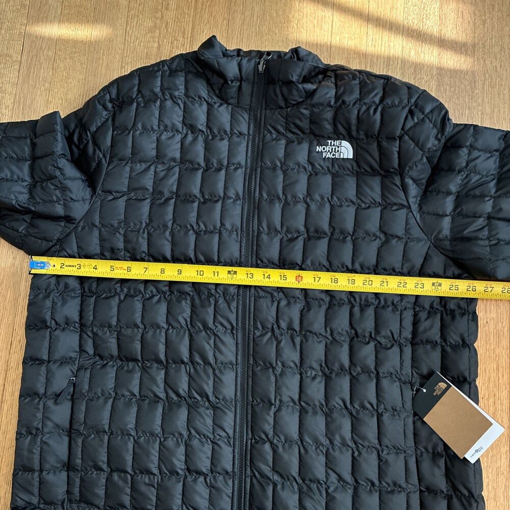 The North Face TNF Thermal Insulation Jacket Men Size 2XL Black Full Zip - Picture 7 of 9